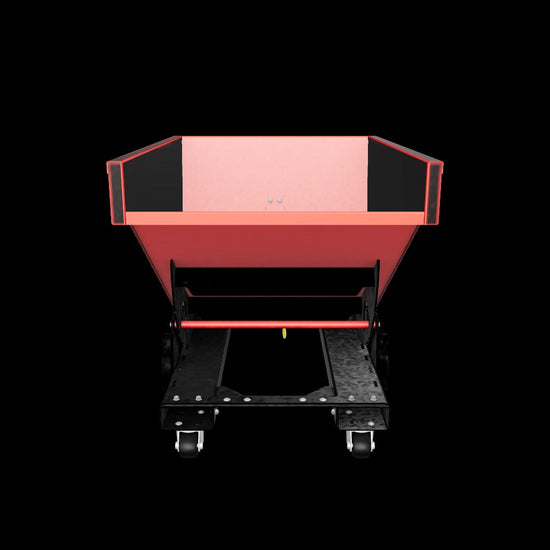 Chip hopper front view